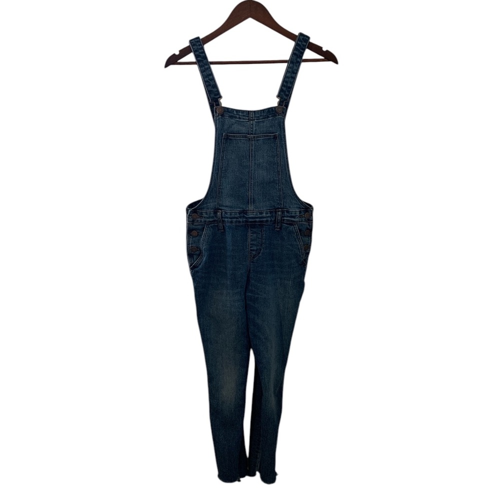 Old Navy Denim Bib Overalls Size 2 Denim Jeans Size Buttons Medium Wash Western